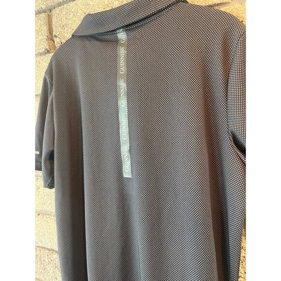 Guinness Mens Dry Fit Polo Shirt L Black/Gray Moisture-Wicking Performance - Picture 7 of 8